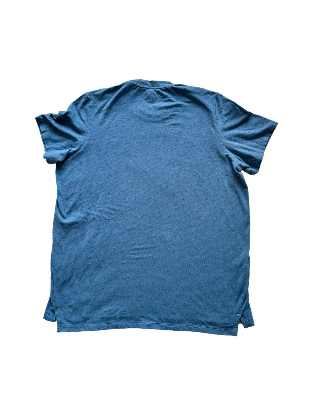 Adidas Men’s T-Shirt XL Blue Crew Neck Short Sleeve Logo Athletic Casual Tee